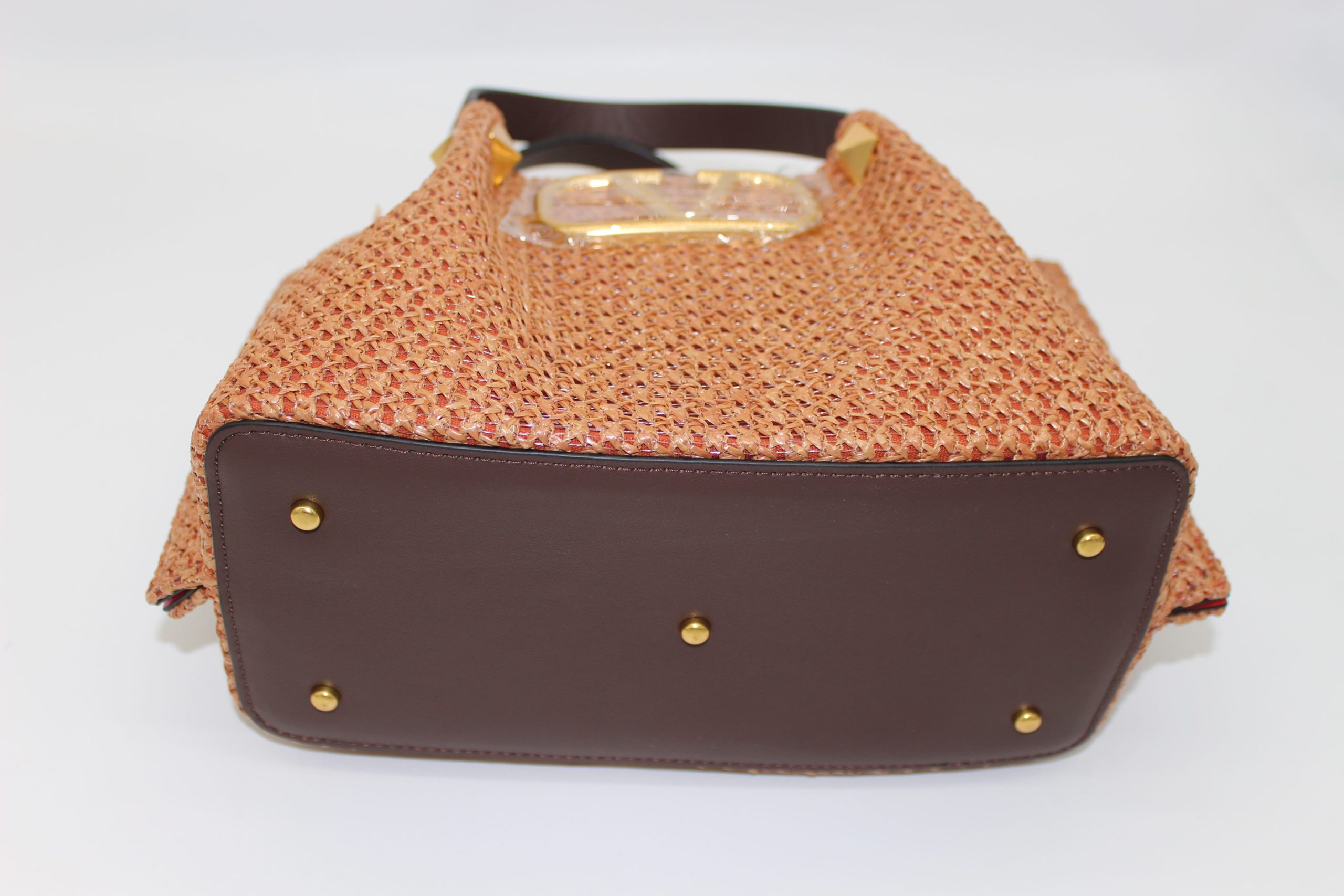 Valentino Medium Shopping Bag in Synthetic Raffia 3